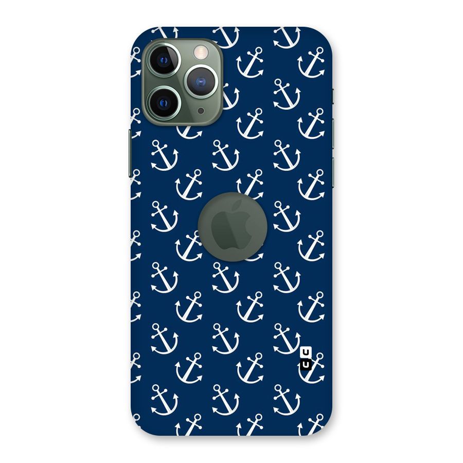Anchor Zig Pattern Back Case for iPhone 11 Pro Logo  Cut