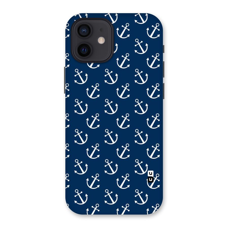 Anchor Zig Pattern Back Case for iPhone 12