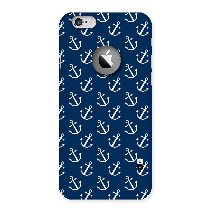 Anchor Zig Pattern Back Case for iPhone 6 Logo Cut