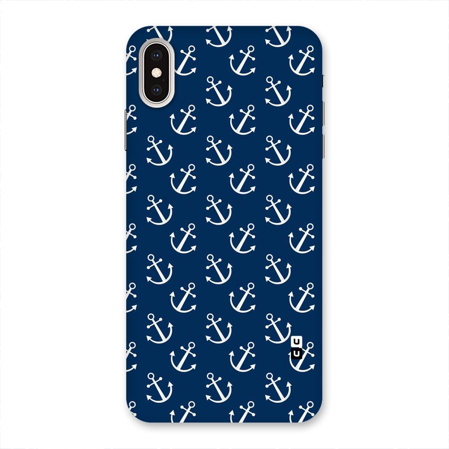 Anchor Zig Pattern Back Case for iPhone XS Max
