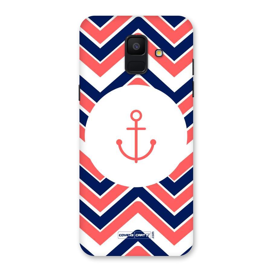 Anchor Zig Zag Back Case for Galaxy A6 (2018)