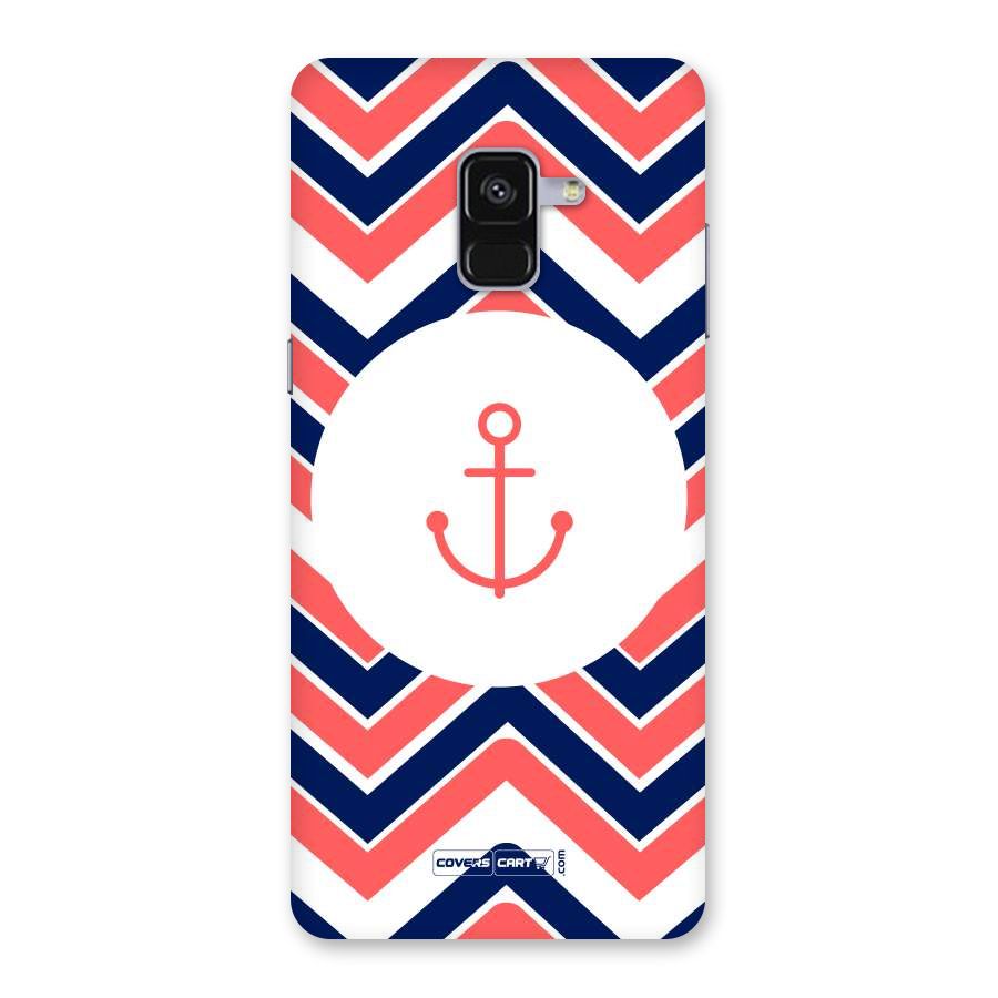 Anchor Zig Zag Back Case for Galaxy A8 Plus