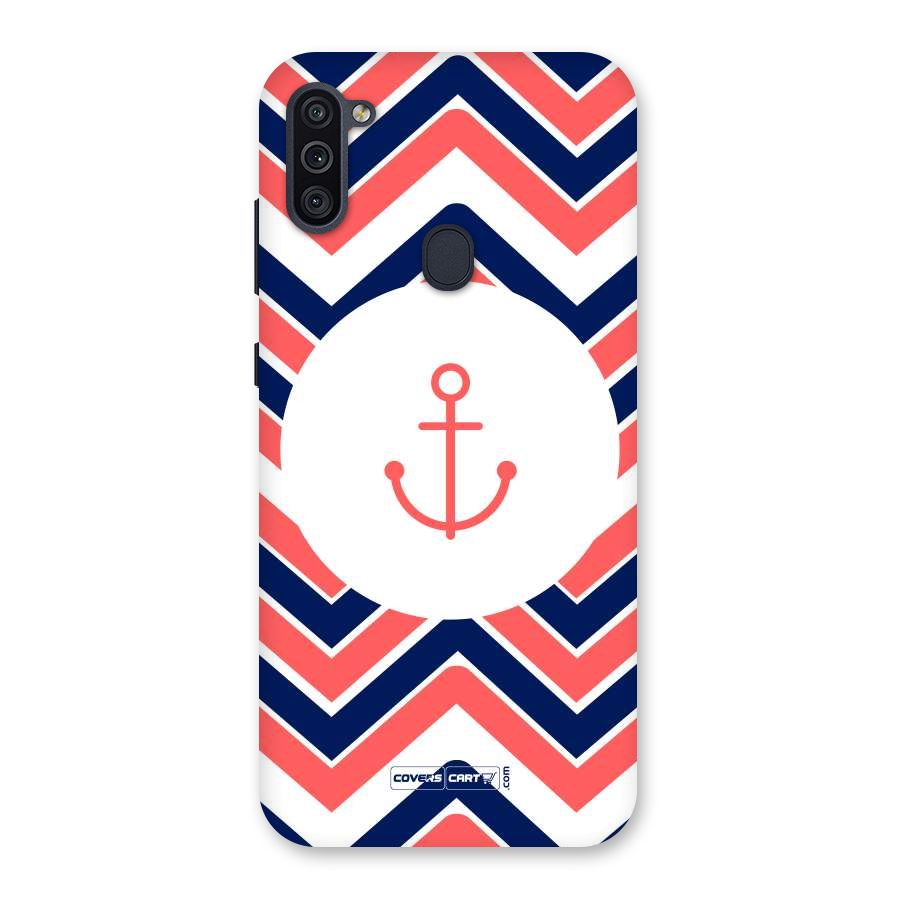Anchor Zig Zag Back Case for Galaxy M11