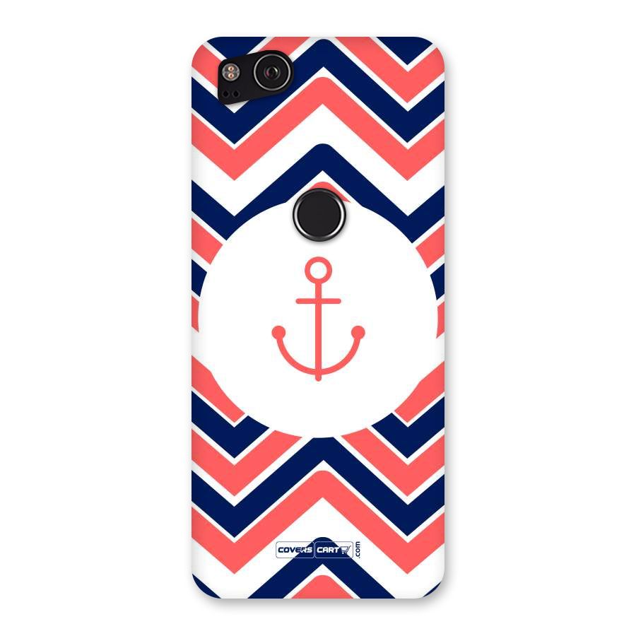 Anchor Zig Zag Back Case for Google Pixel 2