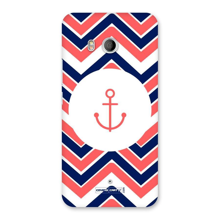 Anchor Zig Zag Back Case for HTC U11