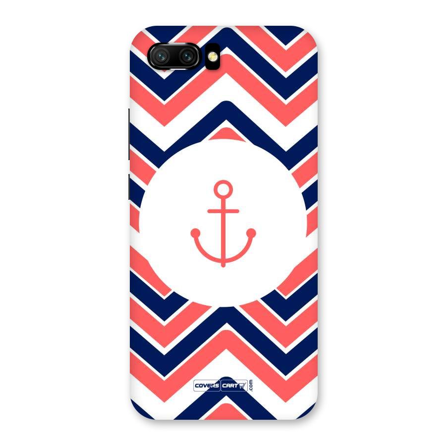 Anchor Zig Zag Back Case for Honor 10