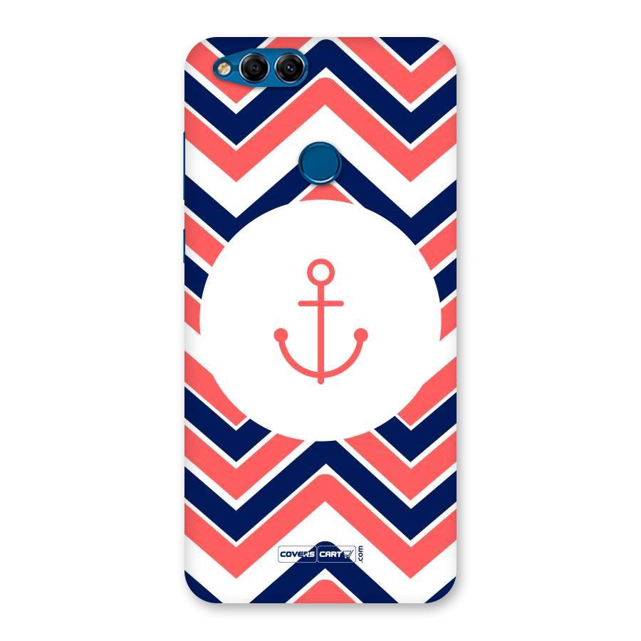 Anchor Zig Zag Back Case for Honor 7X