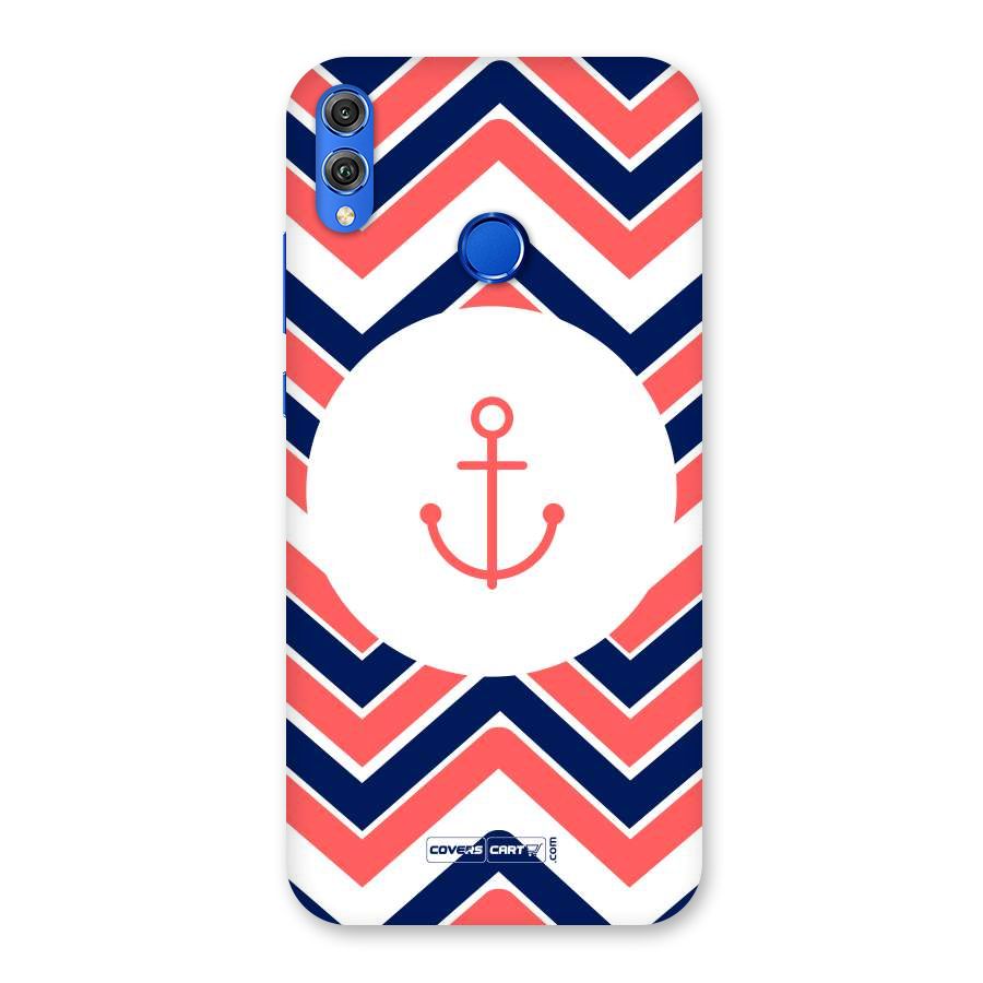 Anchor Zig Zag Back Case for Honor 8X