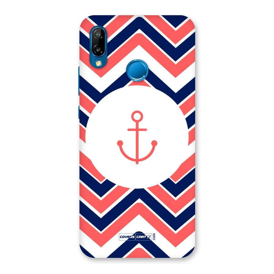 Anchor Zig Zag Back Case for Huawei P20 Lite