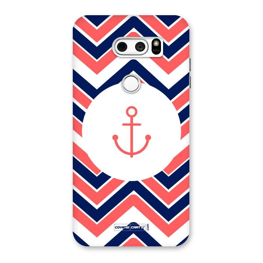 Anchor Zig Zag Back Case for LG V30