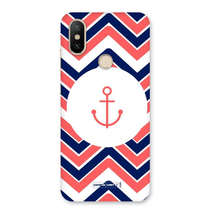Anchor Zig Zag Back Case for Mi A2