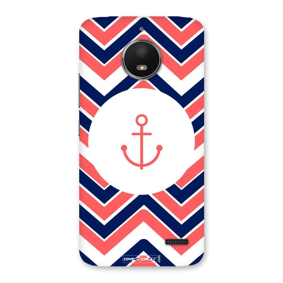 Anchor Zig Zag Back Case for Moto E4