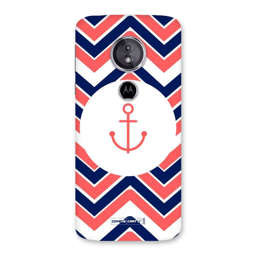Anchor Zig Zag Back Case for Moto E5