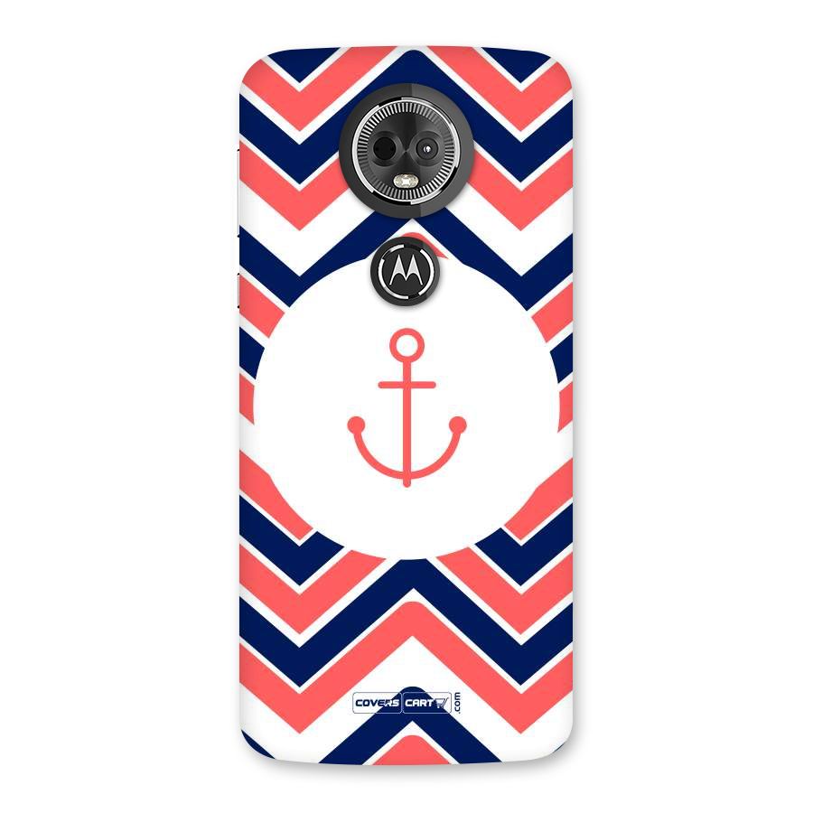 Anchor Zig Zag Back Case for Moto E5 Plus