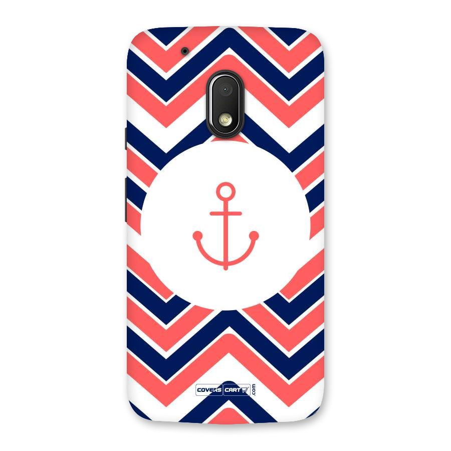 Anchor Zig Zag Back Case for Moto G4 Play