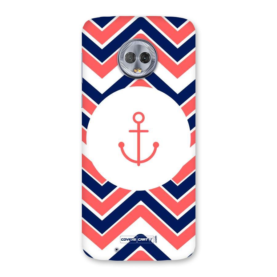 Anchor Zig Zag Back Case for Moto G6
