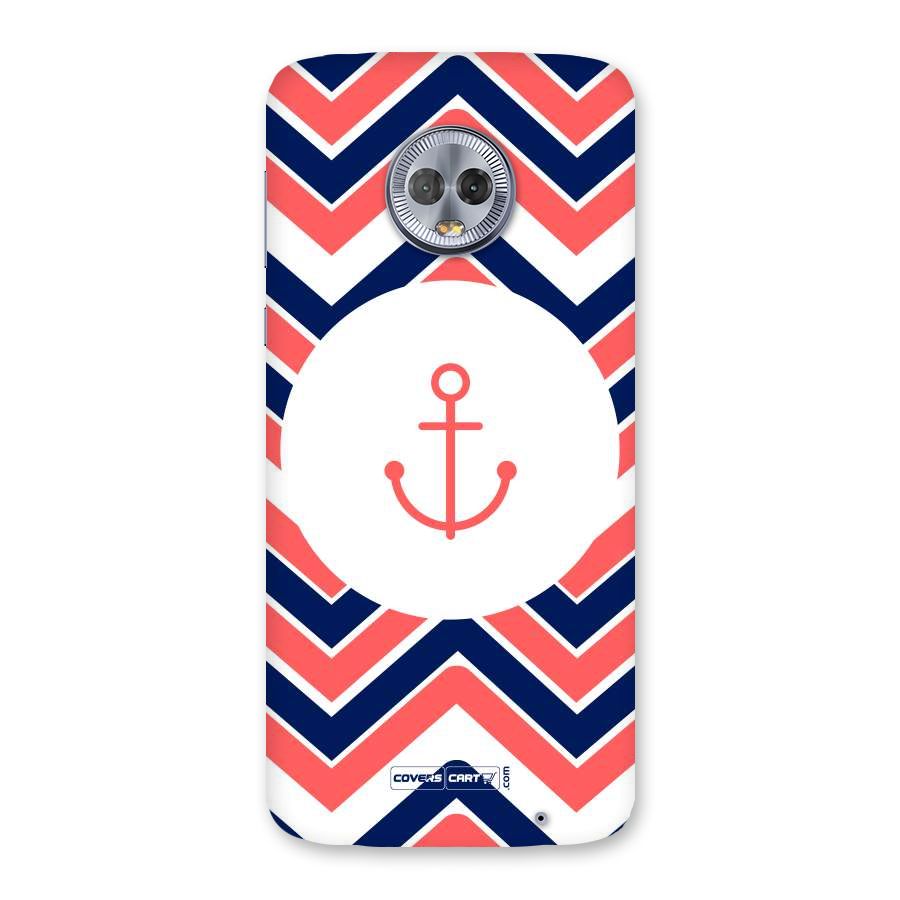 Anchor Zig Zag Back Case for Moto G6 Plus