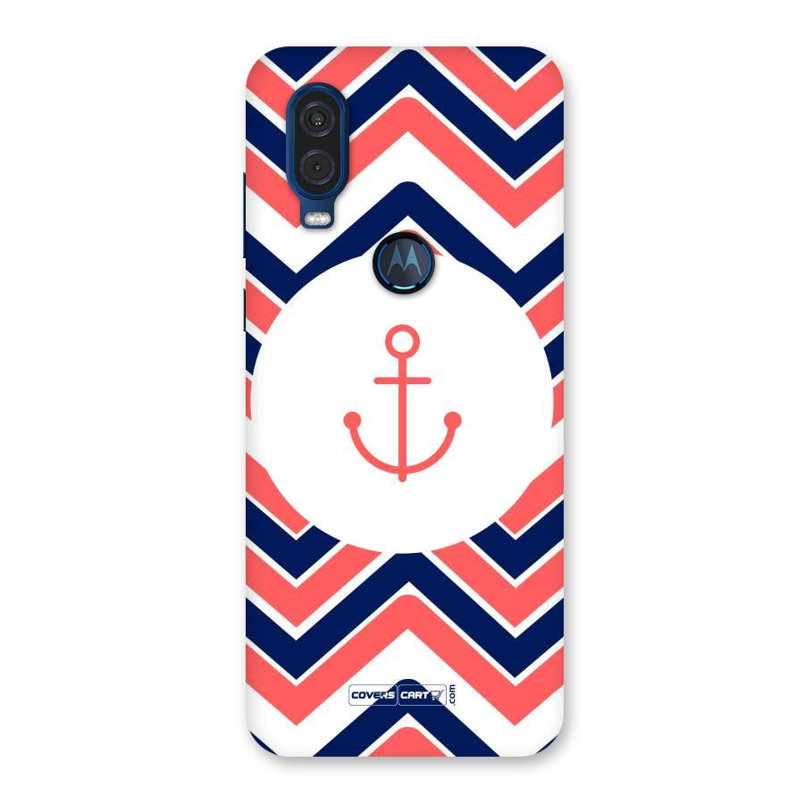 Anchor Zig Zag Back Case for Motorola One Vision
