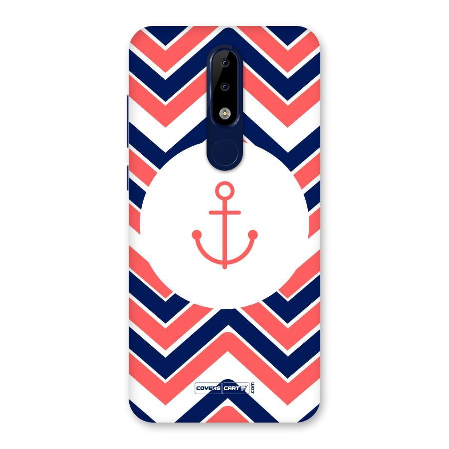 Anchor Zig Zag Back Case for Nokia 5.1 Plus