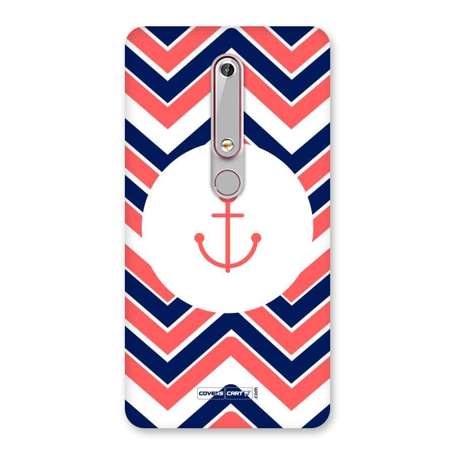 Anchor Zig Zag Back Case for Nokia 6.1