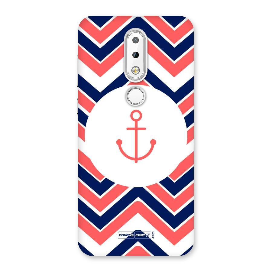 Anchor Zig Zag Back Case for Nokia 6.1 Plus