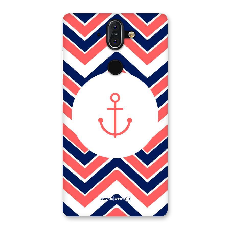 Anchor Zig Zag Back Case for Nokia 8 Sirocco