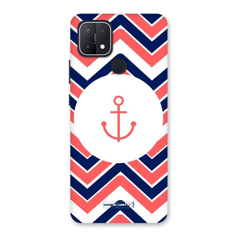Anchor Zig Zag Back Case for Oppo A15s