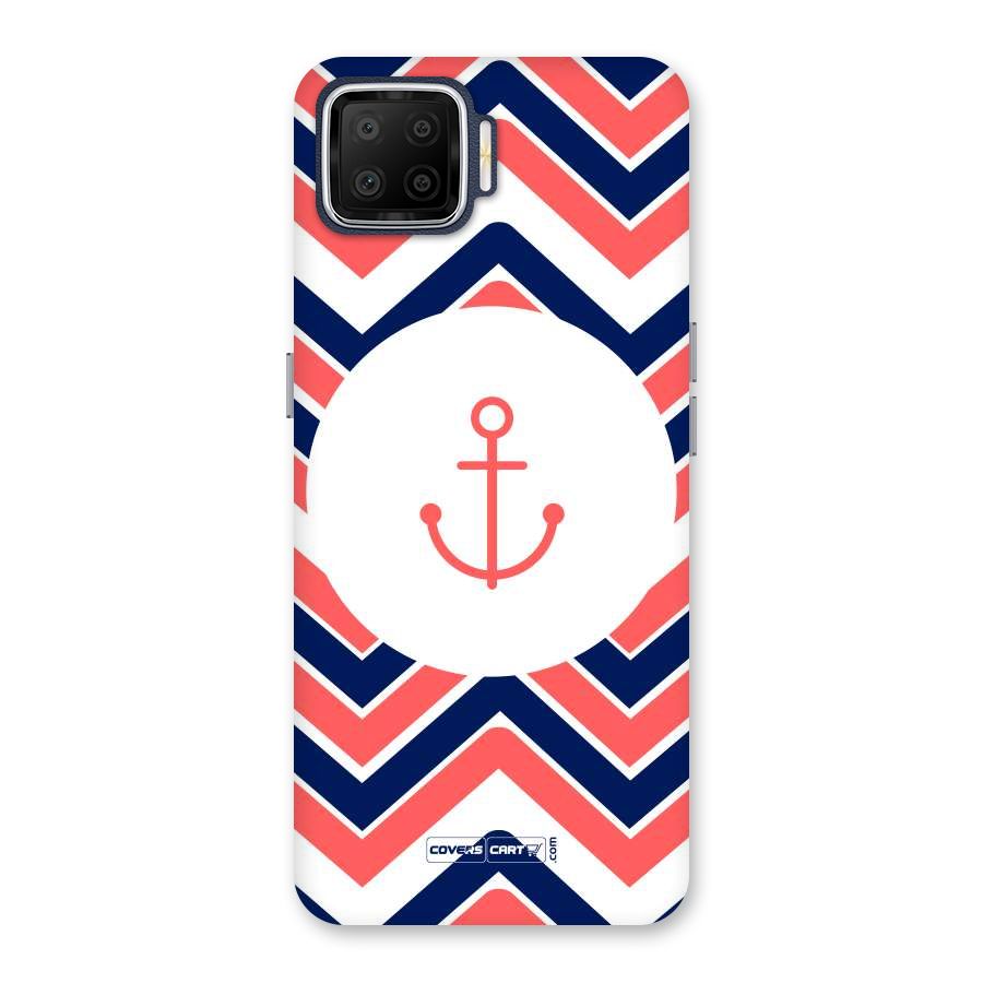Anchor Zig Zag Back Case for Oppo F17