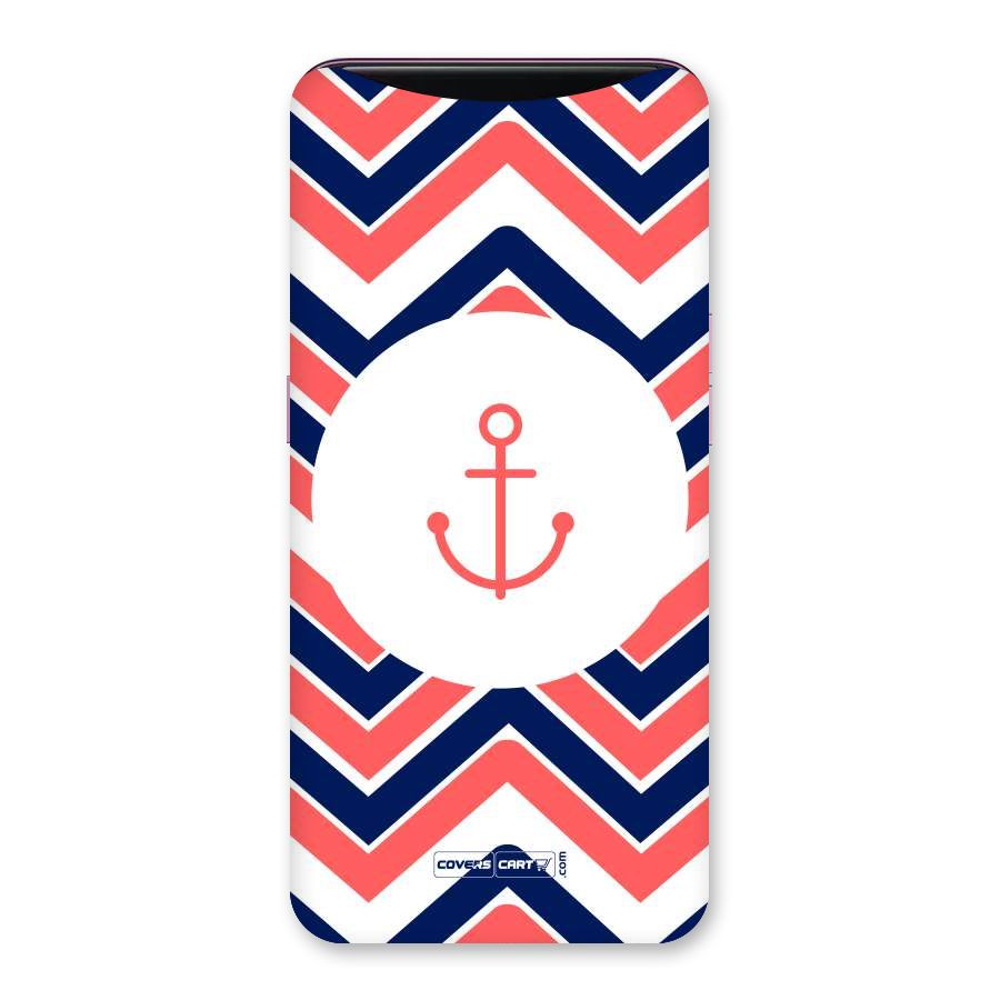 Anchor Zig Zag Back Case for Oppo Find X