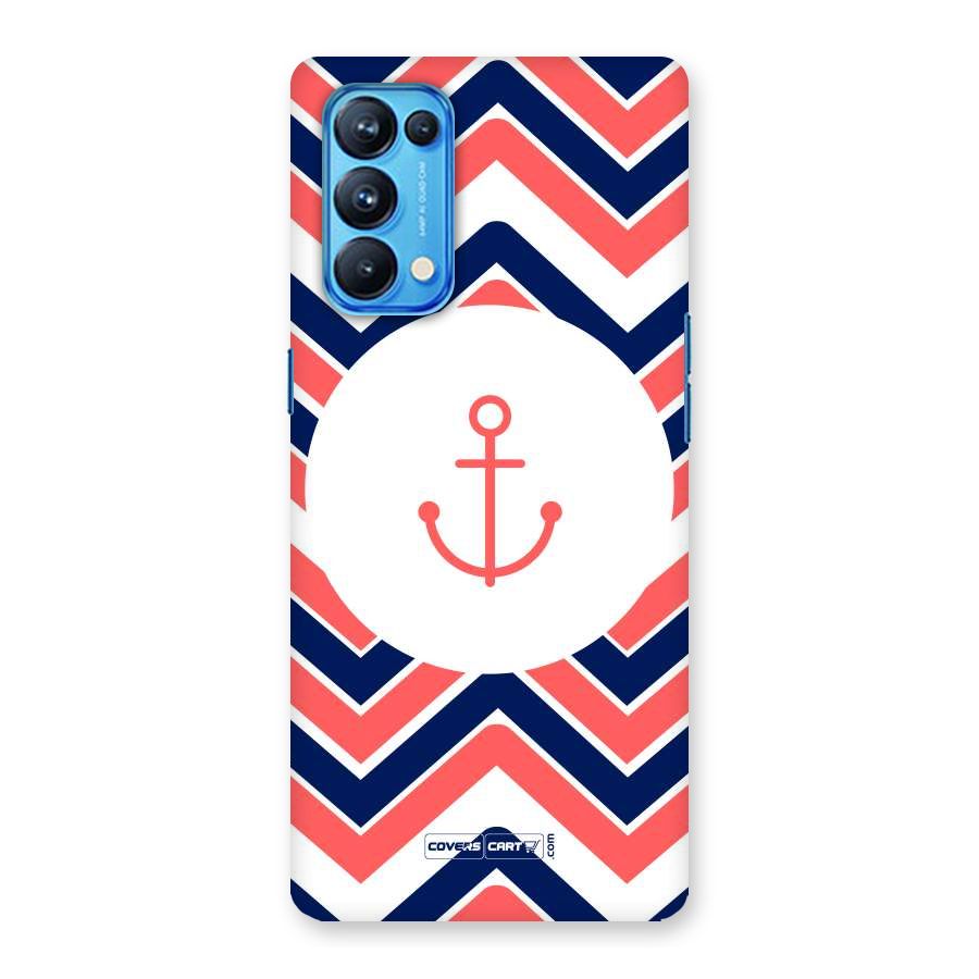 Anchor Zig Zag Back Case for Oppo Reno5 Pro 5G