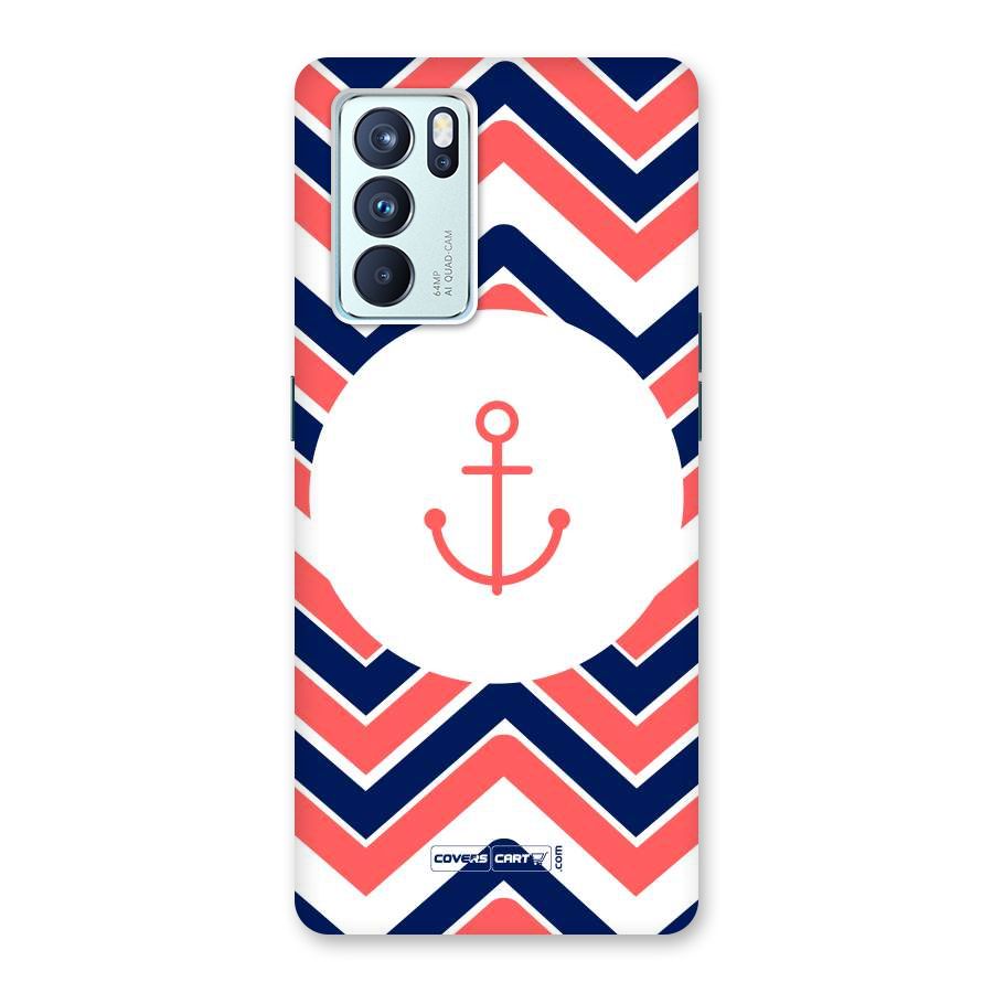 Anchor Zig Zag Back Case for Oppo Reno6 Pro 5G
