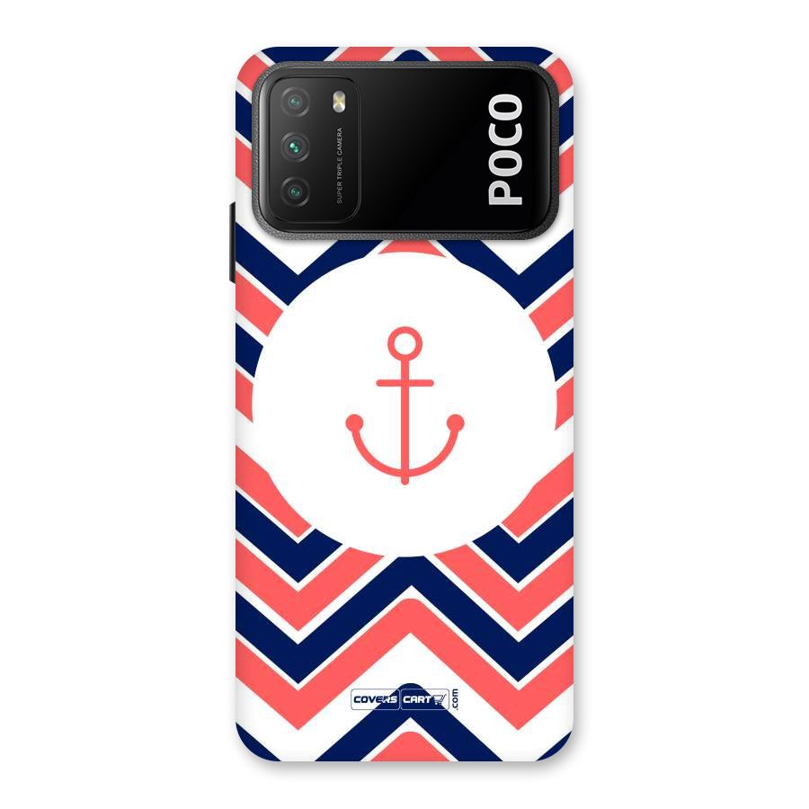 Anchor Zig Zag Back Case for Poco M3