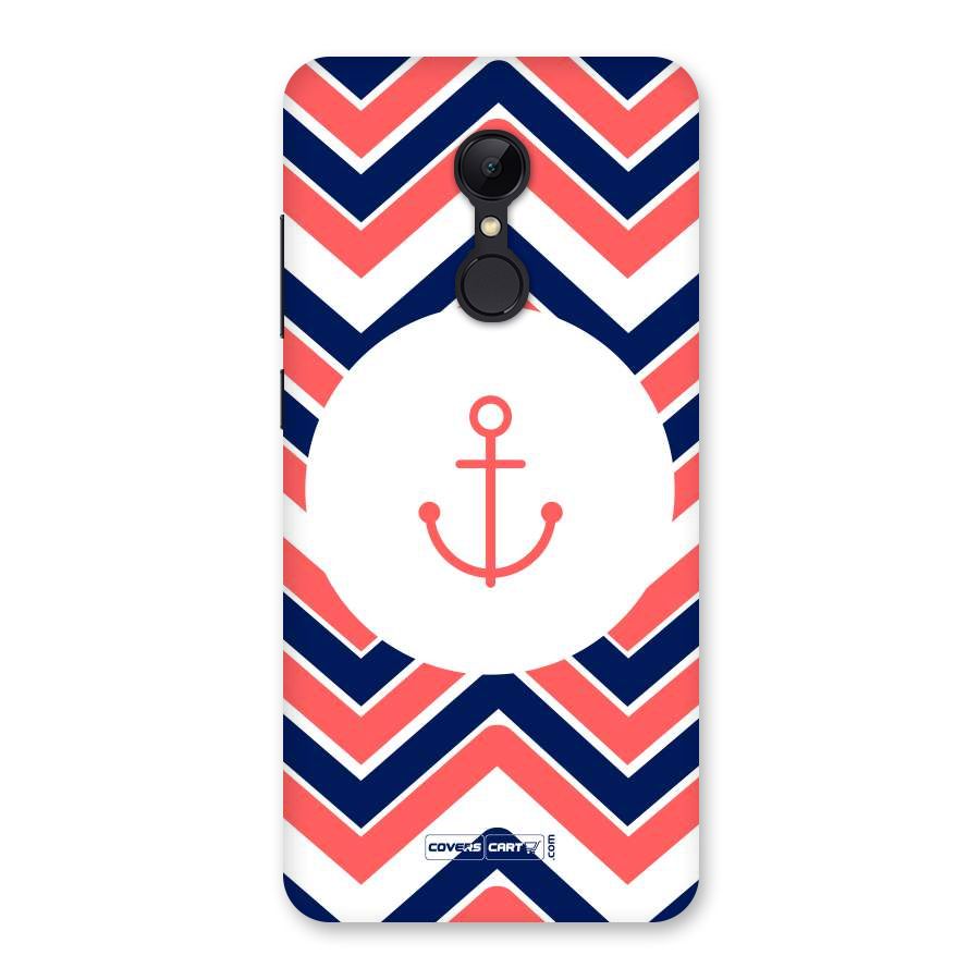 Anchor Zig Zag Back Case for Redmi 5