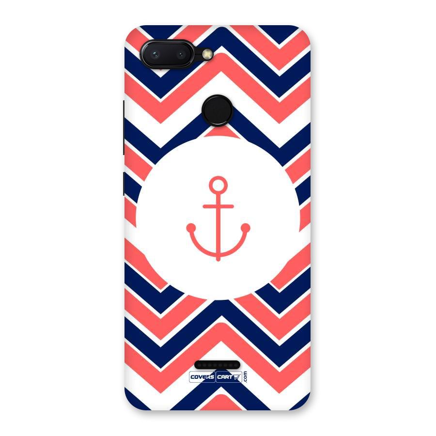 Anchor Zig Zag Back Case for Redmi 6