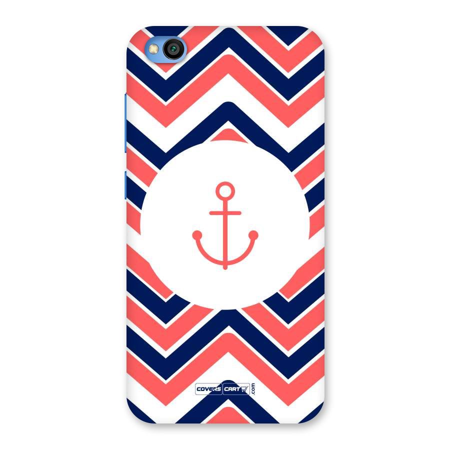 Anchor Zig Zag Back Case for Redmi Go