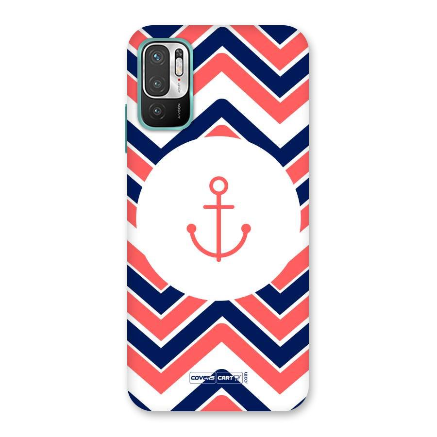 Anchor Zig Zag Back Case for Redmi Note 10T 5G