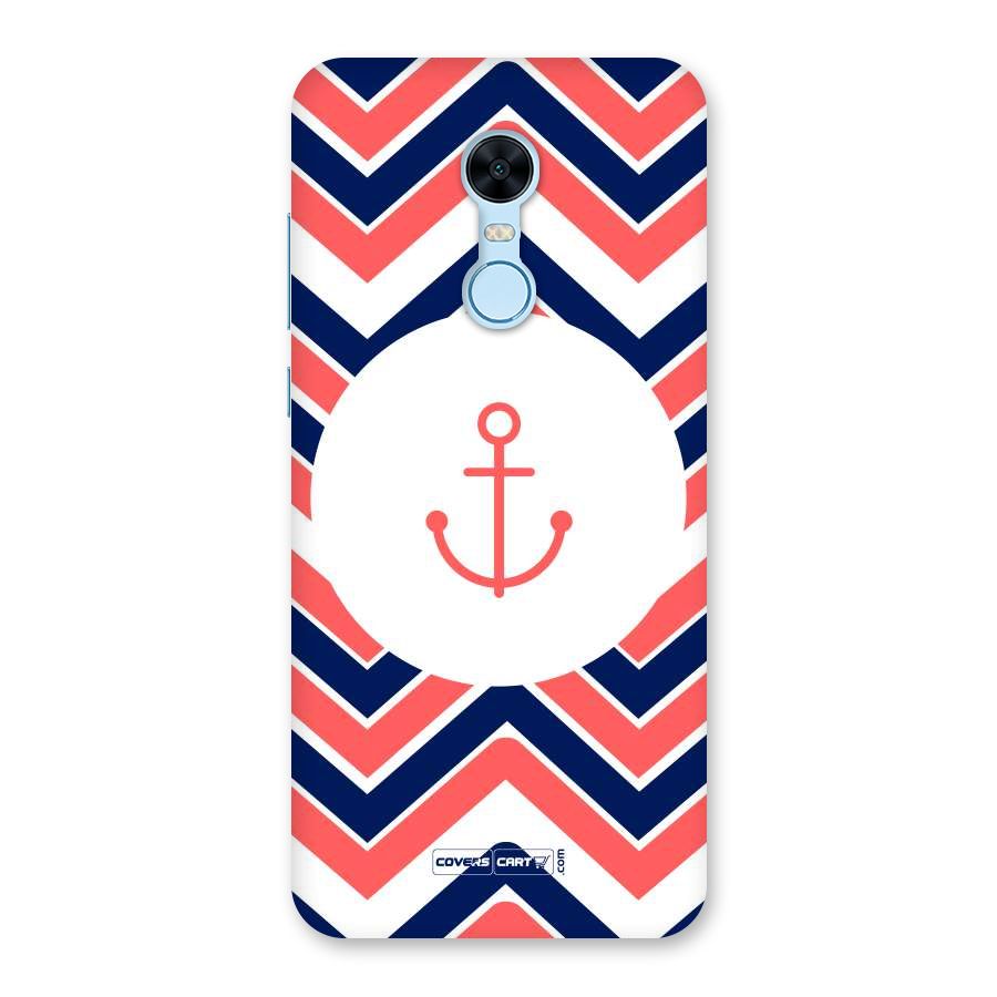 Anchor Zig Zag Back Case for Redmi Note 5