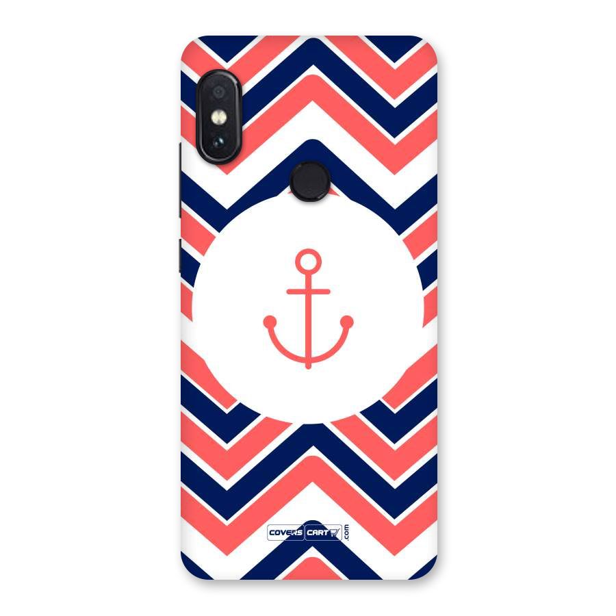 Anchor Zig Zag Back Case for Redmi Note 5 Pro