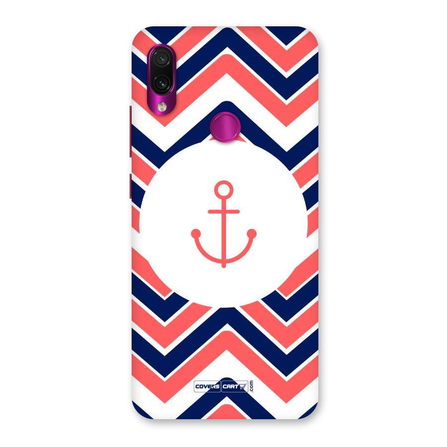 Anchor Zig Zag Back Case for Redmi Note 7 Pro