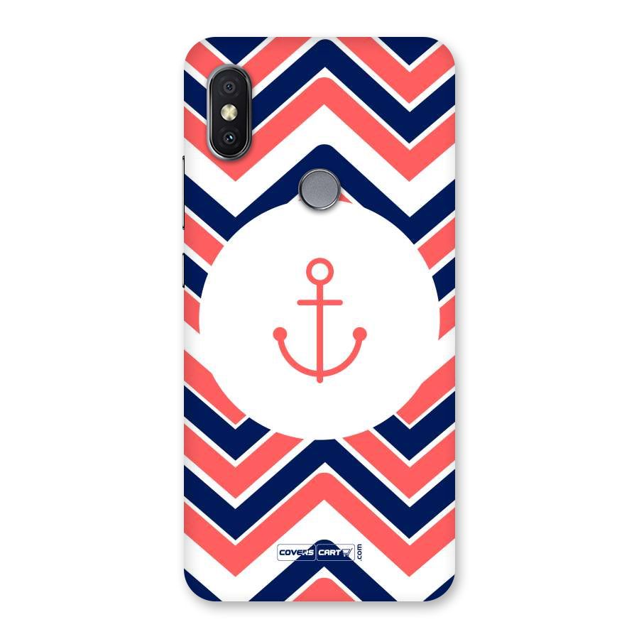 Anchor Zig Zag Back Case for Redmi Y2