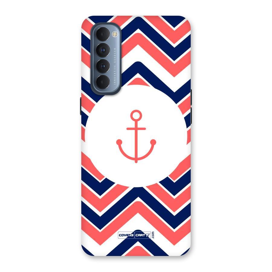 Anchor Zig Zag Back Case for Reno4 Pro