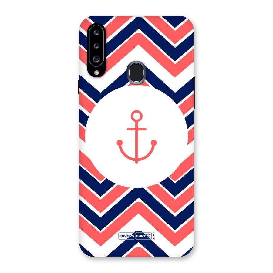 Anchor Zig Zag Back Case for Samsung Galaxy A20s