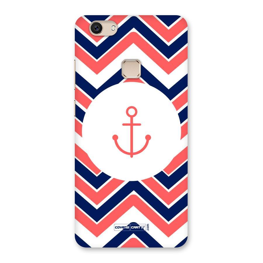 Anchor Zig Zag Back Case for Vivo V7
