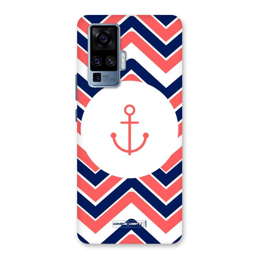 Anchor Zig Zag Back Case for Vivo X50 Pro