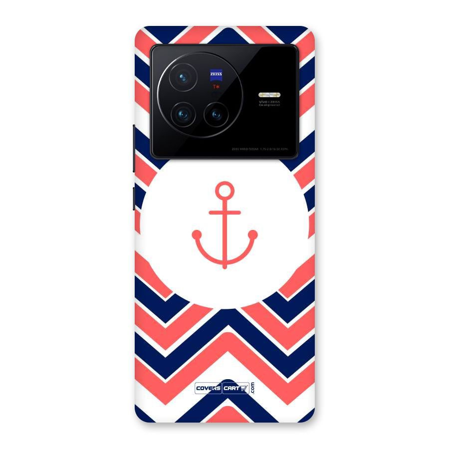 Anchor Zig Zag Back Case for Vivo X80