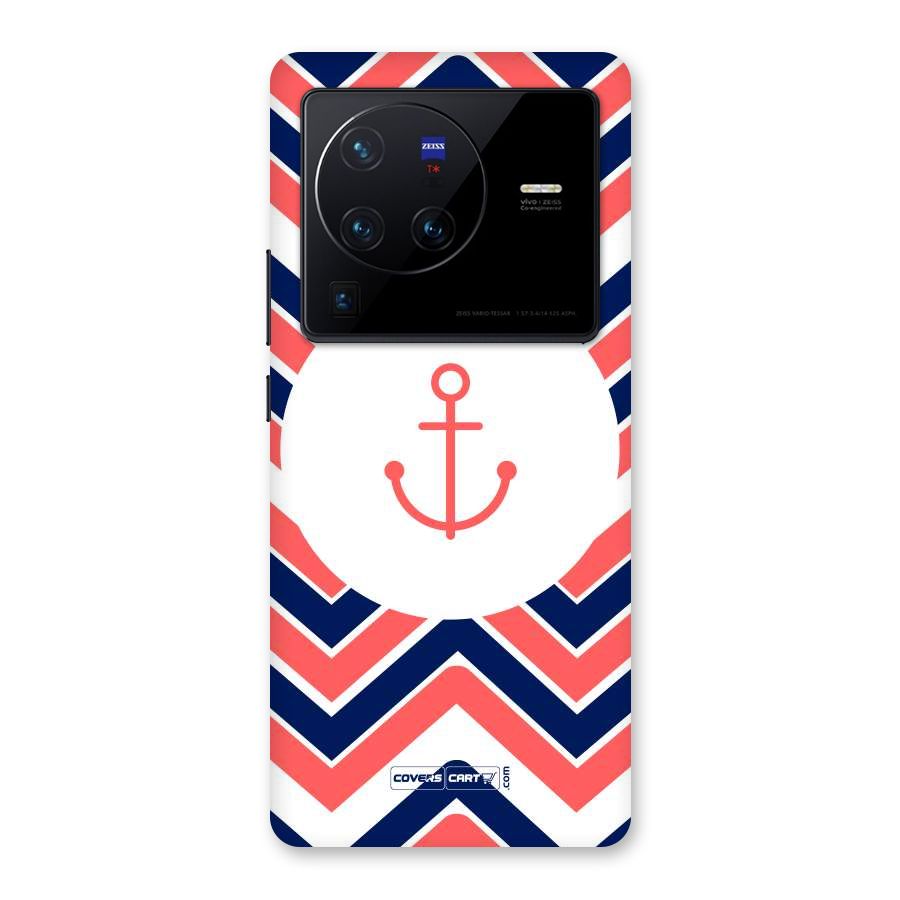 Anchor Zig Zag Back Case for Vivo X80 Pro