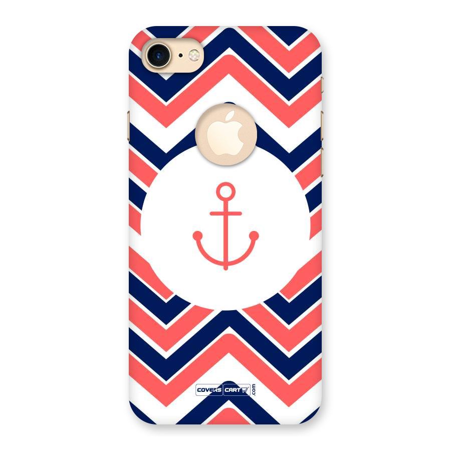 Anchor Zig Zag Back Case for iPhone 7 Logo Cut