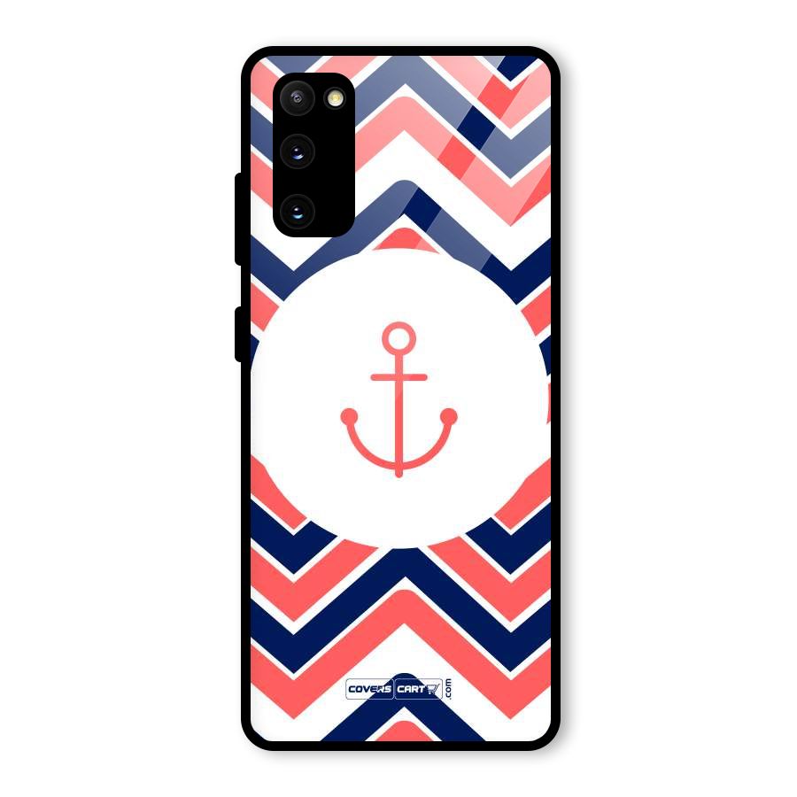 Anchor Zig Zag Glass Back Case for Galaxy S20 FE 5G