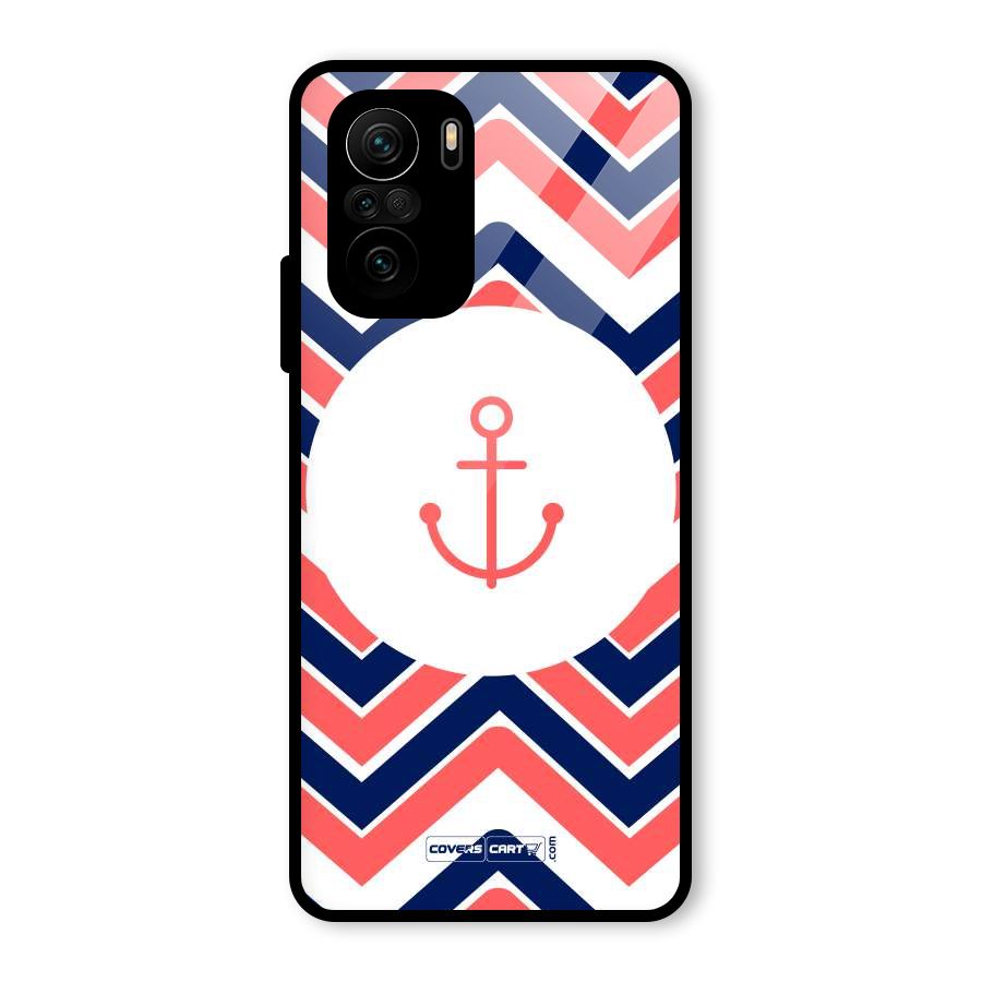 Anchor Zig Zag Glass Back Case for Mi 11X Pro