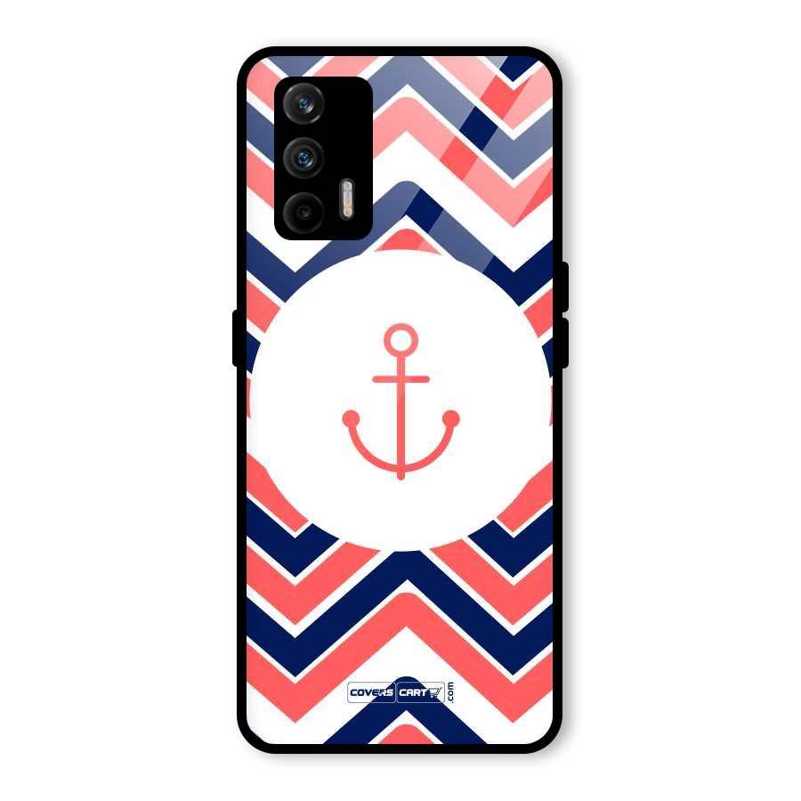 Anchor Zig Zag Glass Back Case for Realme GT 5G